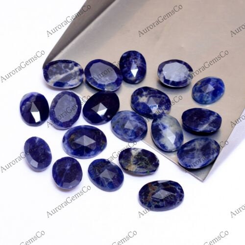 Pendentif Fait Main En Argent 925 Avec Pierre Naturelle - Sodalite Bleue - Longueur 2,5 Pouces