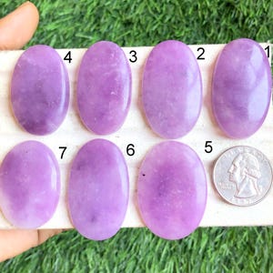 Cabochon di pietra preziosa di lepidolite, pietra preziosa semipreziosa naturale per la creazione di gioielli, gioielli fatti a mano, cabochon di pietre preziose, LOTTO - S6