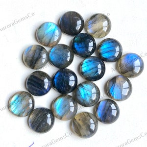 Lote de pedras preciosas redondas de labradorita de 15 mm, pedra preciosa redonda de labradorita natural para fazer joias, pedras preciosas semipreciosas.