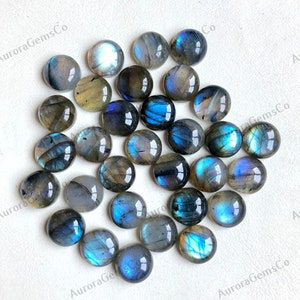 12mm Labradorite Round Cabochons Gemstone Lot, Natural Labradorite Round Gemstone For Jewellery Making, Semi Precious Gemstone.