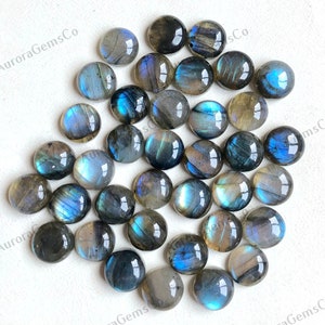 11mm Labradorite Round Cabochons Gemstone Lot, Natural Labradorite Round Gemstone For Jewellery Making, Labradorite Use For Rings Jewelry