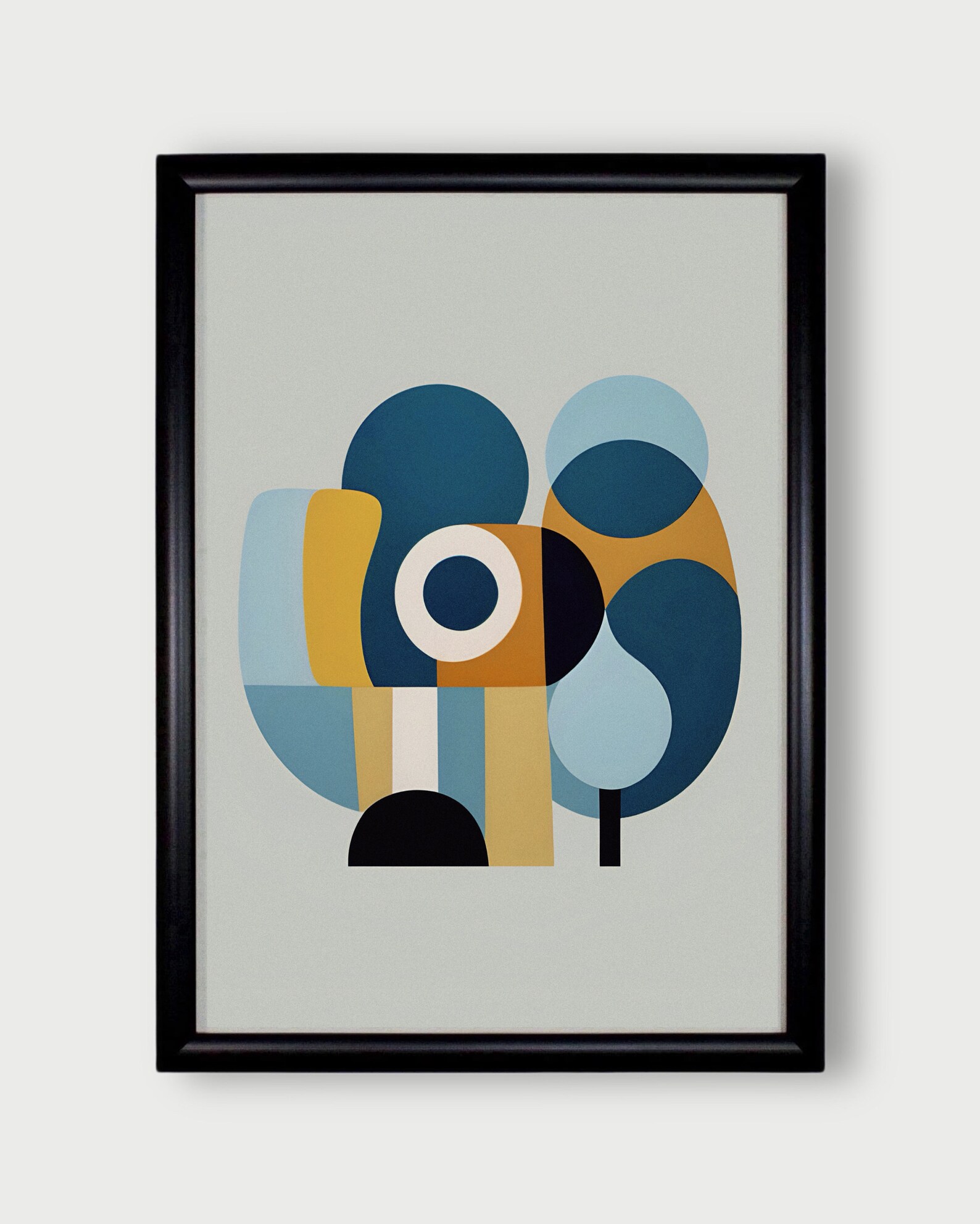 Picture of Mid Century Modern Abstract Art Print. Digital Download - Etsy