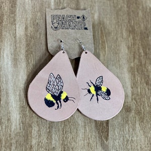 Bumble bee earrings