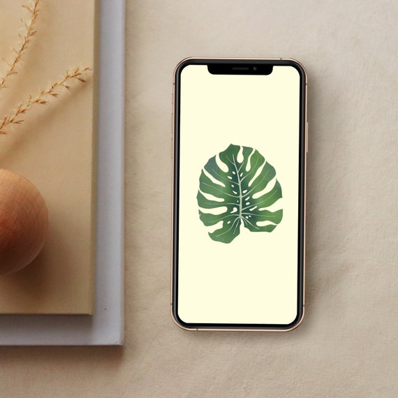Iphone Android Digital Download Wallpaper Boho Botanical Etsy