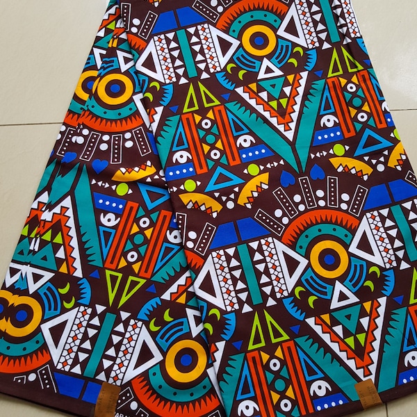 Tissu africain, African print, 45cm x 115cm