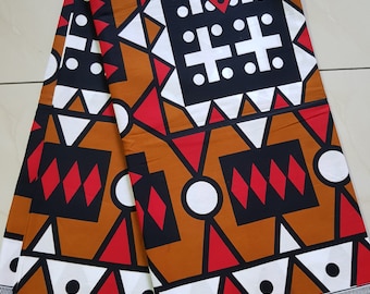 Tissu africain, African print, 45cm x 115cm