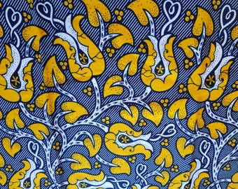 Tissu africain, African print, 45cm x 115cm