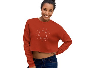 Phantasmascope Crop Sweatshirt