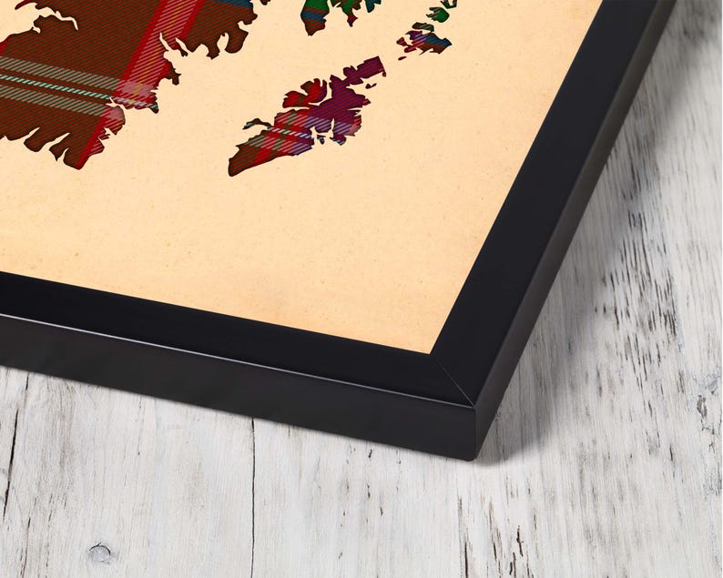Buy maroon and brown pla Print