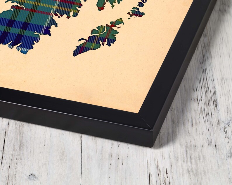 Buy navy and blue plaid Print