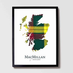 MacMillan Clan Tartan | Ancestry Map of Scotland