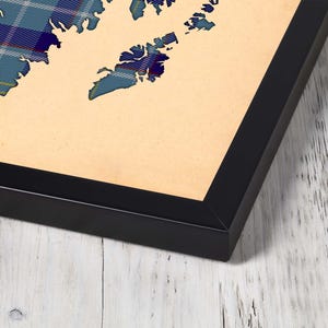 Buy blue and navy plaid Print