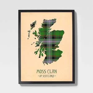 Buy moss scottish Poster and Prints