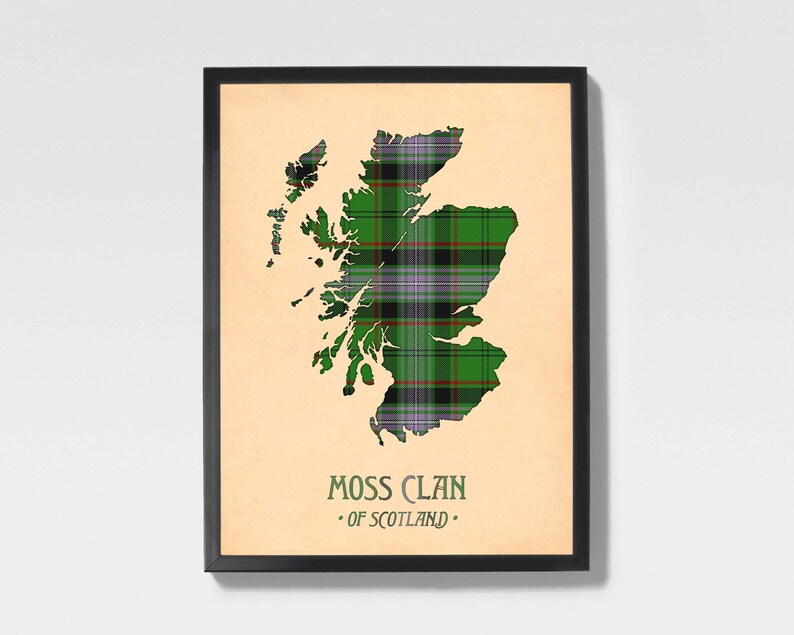 Buy moss scottish Poster and Prints