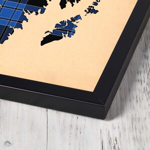 Buy blue and black plaid Print