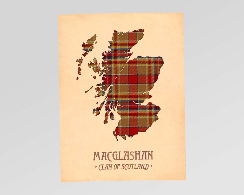 Buy Clan Of Scotland Style #1 Print