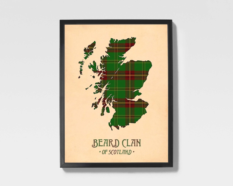Buy beard scottish Poster and Prints