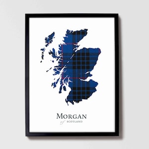 Morgan Clan Tartan | Ancestry Map of Scotland
