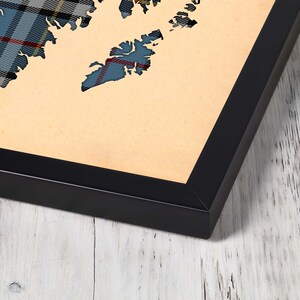 Buy grey and black plaid Print