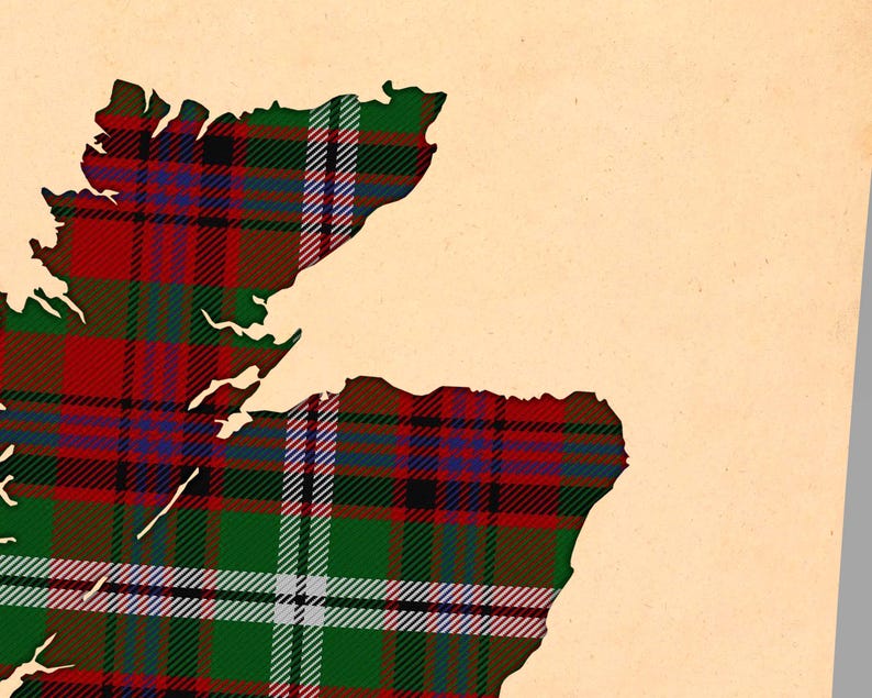 Buy maguire clan pattern Print