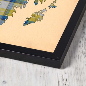 Buy yellow and grey plai Print
