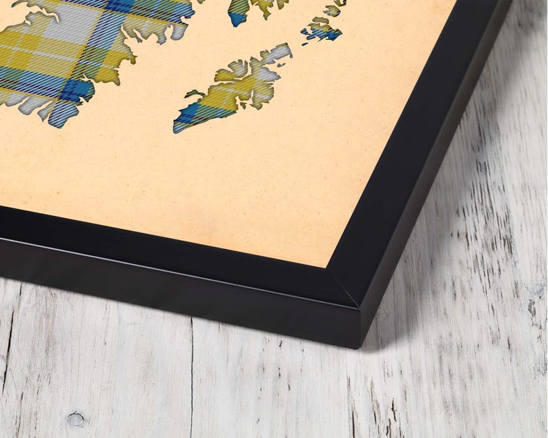 Buy yellow and grey plai Print