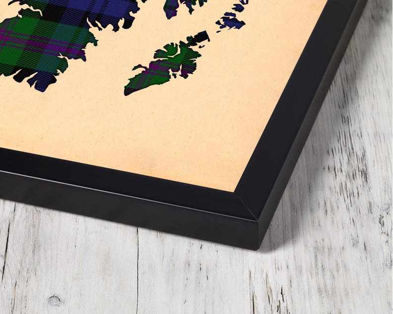 Buy purple and green pla Print