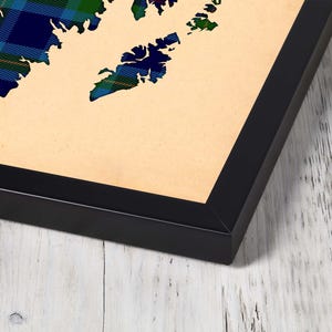 Buy navy and blue plaid Print
