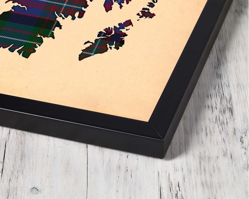 Buy blue and purple plai Print