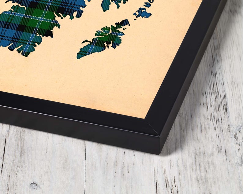 Buy green and grey plaid Print