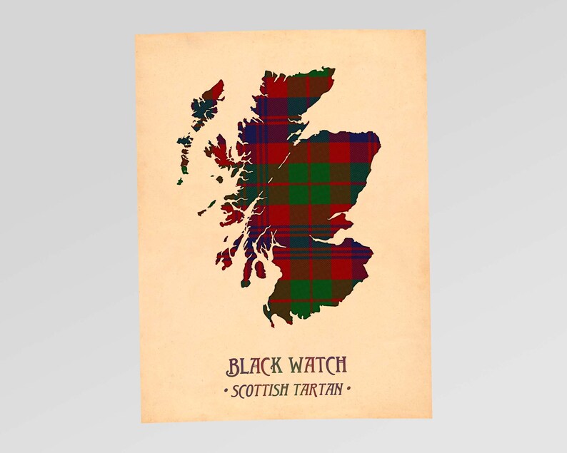 Buy Black Watch (Band Plaid) Print