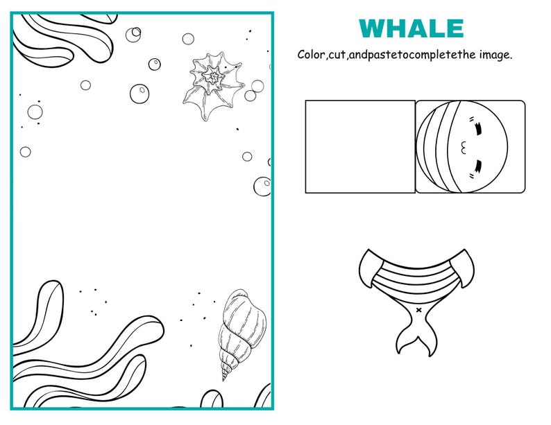 Ocean Animals Crafts Bundle | Printable Kids Summer Activities ...