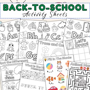 All About Me & Classroom Connection Printables – Back to School Activities for Ages 4–7