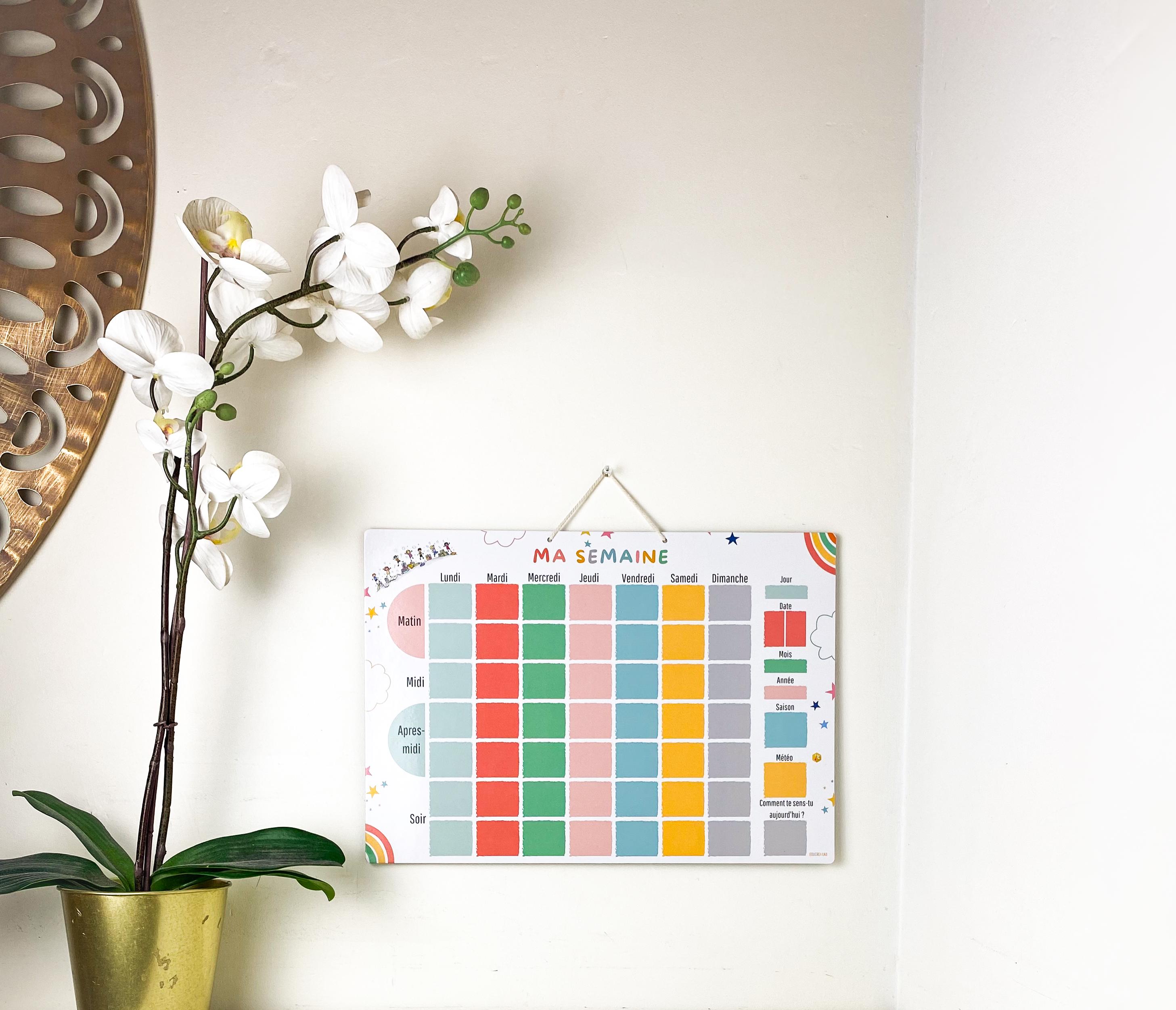 Semainier Enfant Magnétique Montessori, ELEITEN® - ELEITEN® - Parole de