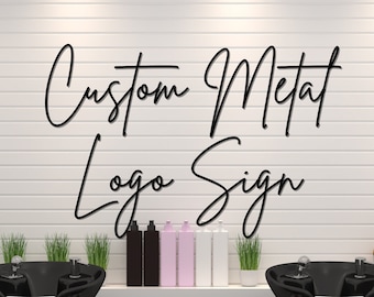 Custom Logo Sign, Custom Metal Words, Metal Indoor or Outdoor Words, Custom Metal Wall Signs, Metal Wall Quote For Wall , Custom Logo