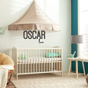 Signo de nombre de la guardería, signo de nombre personalizado, arte de la pared sobre la cuna, decoración de la guardería, decoración de la pared de la guardería, signo de nombre de madera para la habitación de los niños, palabras de madera personalizadas