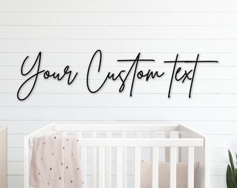 Custom Wood Words, Nursery Name Sign For Wall, Wood Cut Out Letters, Backdrop Wood Sign, Personalized Wood Sign