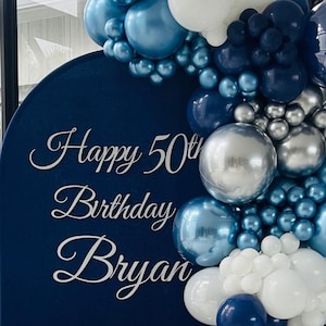 Custom Backdrop Sign, Name Sign for First Birthday Party, Wood Cut Out, Birthday Yard Signs, Wedding Backdrop Sign,Custom Words