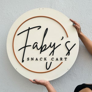 Custom Street Sign, Circle Wooden Custom Sign, Custom logo Sign, Custom Wood Logo Sign, Custom Wood Words, Custom Round Logo Sign