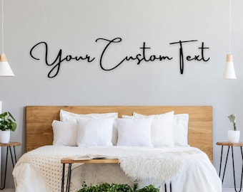 how to write fancy letter Personalized Wood Words - DIY project for Home Decor Wall Ar - Custom wood words - Custom word signs, Wall Quotes - Custom Name Sign