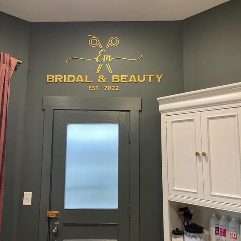 Beauty Salon Sign, Custom Company Logo, Custom Made Business Sign ...