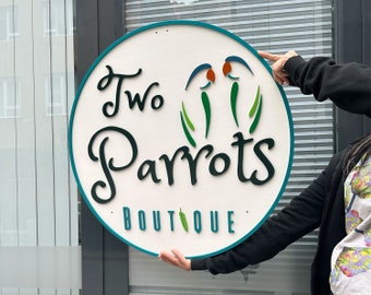 Circle Custom Sign, Custom Round Sign, Custom logo Sign, Custom Wood Logo Sign, Custom Wood Words,Custom Round Logo Sign, Custom Logo