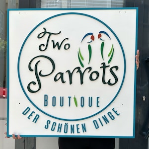 Personalized Logo Sign, Custom Square Sign, 3D Custom logo Sign, Custom Wood Logo Sign, Custom Logo Sign, Logo for Business