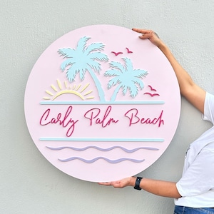 Custom Round Sign, Circle Logo Sign, Custom logo Sign, Custom Wood Logo Sign, Custom Wood Words, Custom Round Logo Sign, Round Logo Sign