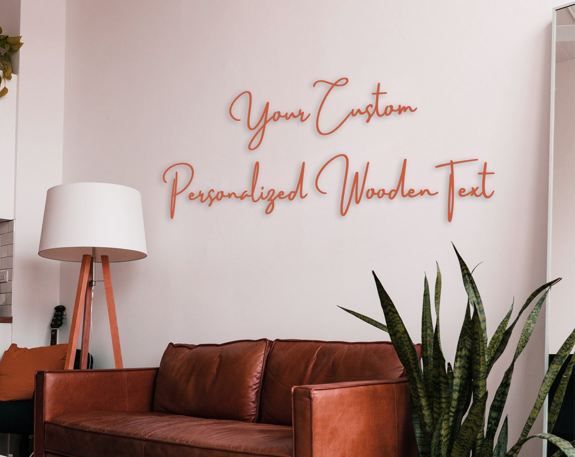 Wood Letters for Wall Custom Wood Sign for Home Personalized Etsy