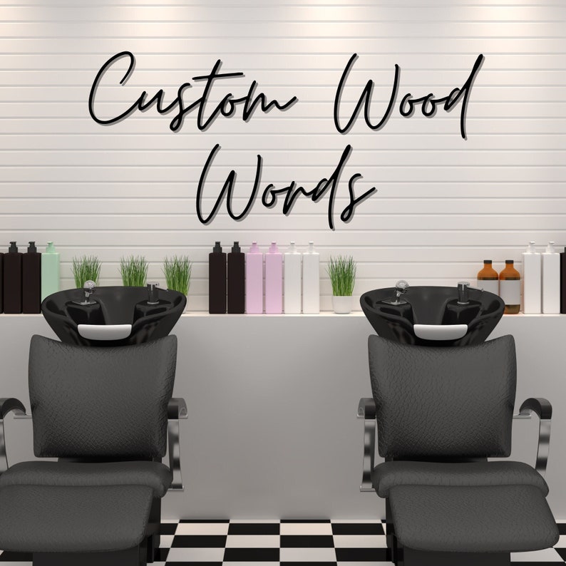 Custom Logo Sign, Custom Wood Words, Personalized Wood Sign, Logo Sign for Business, Logo Sign For Wall, Custom Wood Wall Letters, image 1