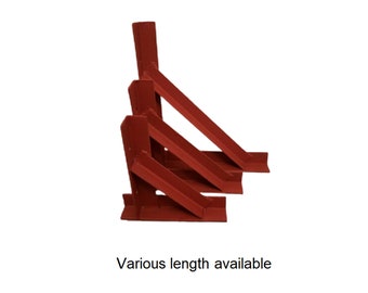 2x Reinforced Heavy Duty Steel Chimney Support Gallows Brackets Angle Fixing 50x50x5mm, Various sizes