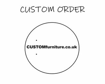 CUSTOM ORDER - Bespoke Handmade Order - Wood Varnish Samples - Powder Coat Service