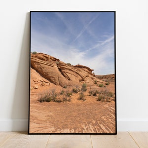Digital Download - Desert Butte at Horseshoe Bend, Arizona - Western Wall Art