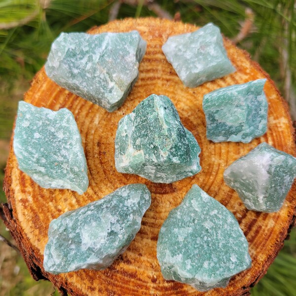 Natural Brazilian Green Aventurine medium rough Crystal Gemstone